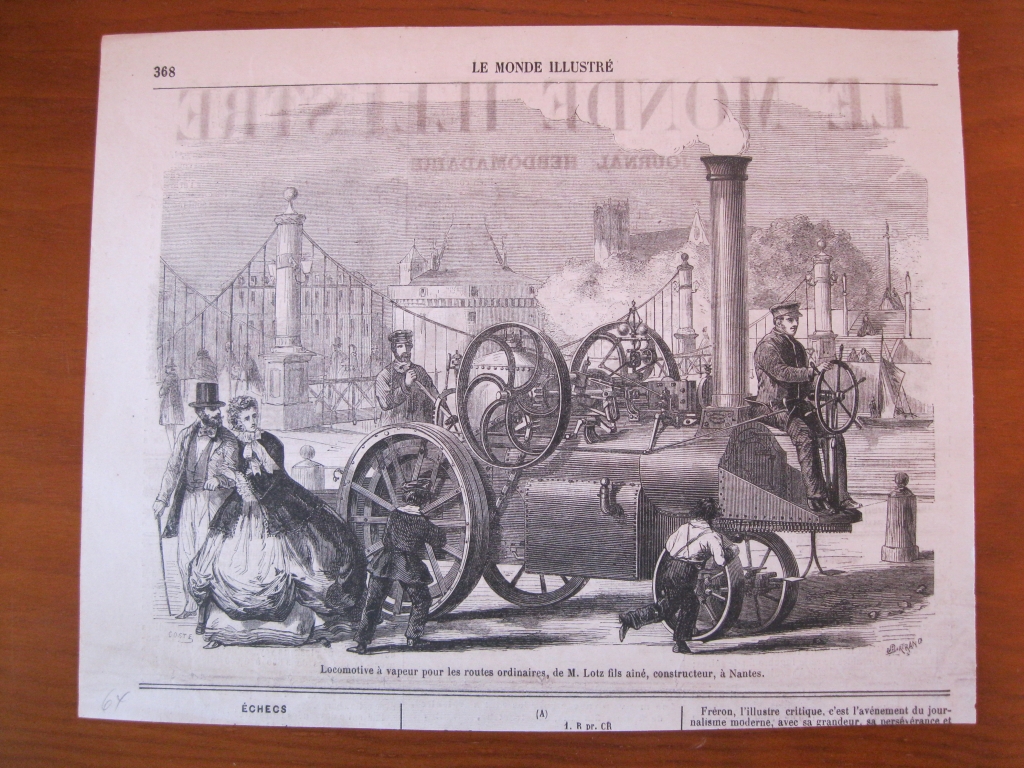Locomotora a vapor francesa, 1864